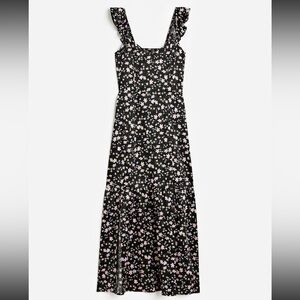 H&M Black Dress with Pink & Cream Floral Print